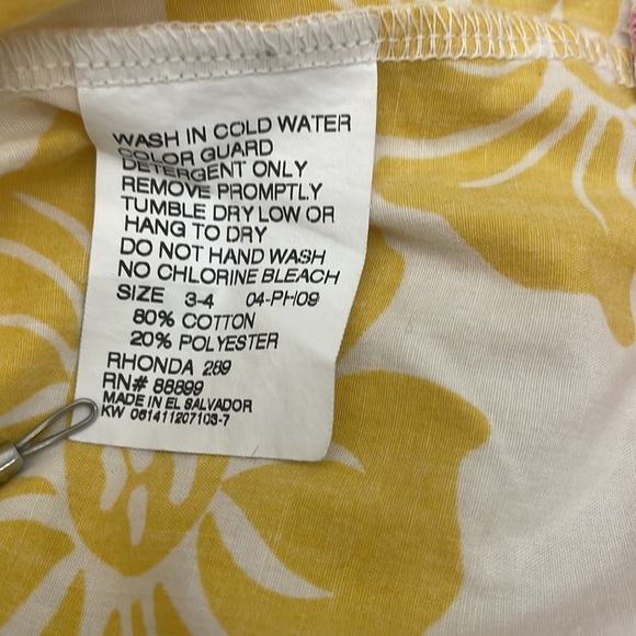 ELEANOR ROSE HAWAIIAN FLOWER PRINT DRESS & BLOOMER SET - Picture 7 of 7